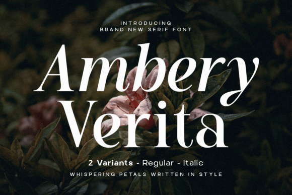 Ambery Verita: A Refined Serif for Elegant Branding