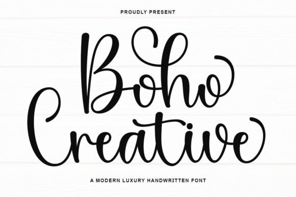 Boho Creative Font for Handmade Branding