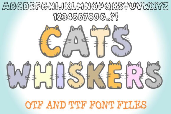 Cats Whiskers Font: Playful Lettering for Makers
