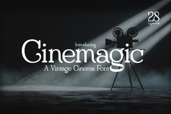 Cinemagic: A Show-Stopping Serif Font for Marketers