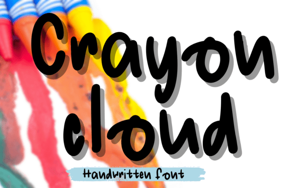 Crayon Cloud Font: Playful Typography for Digital Design