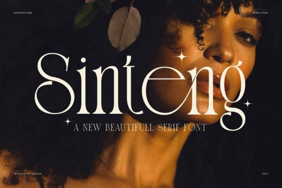 Discover Sinteng: A Modern Elegant Serif Font for Creators