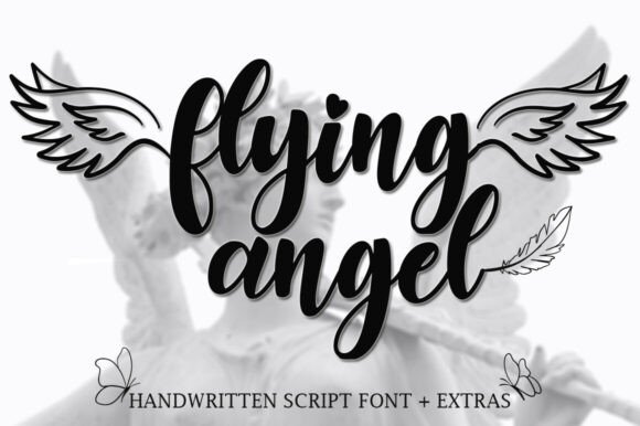 Flying Angel: The Perfect Script Handwritten Font for Valentine's Day