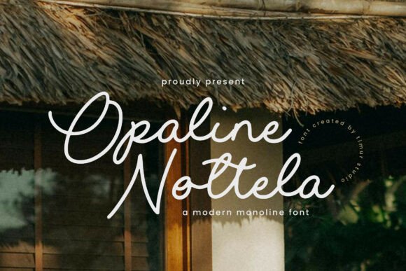 Opaline Nottela Font for Modern Editorial Design