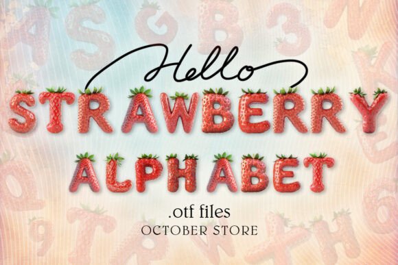 Strawberry Alphabet: A Fresh, Vibrant Typeface for Editorial Design