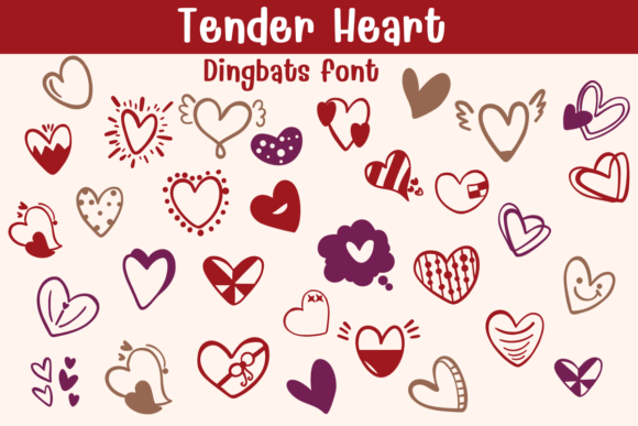 Tender Heart Font: Express Affection in Campaign Design